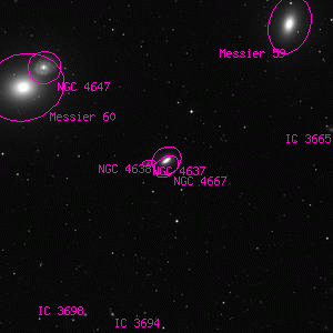 DSS image of NGC 4667