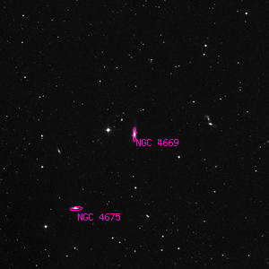 DSS image of NGC 4669