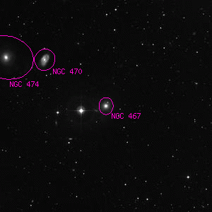 DSS image of NGC 467