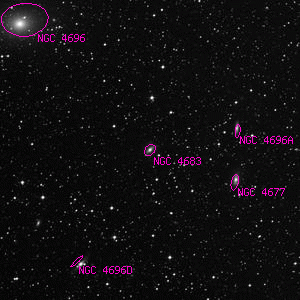 DSS image of NGC 4683