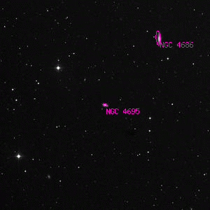 DSS image of NGC 4695