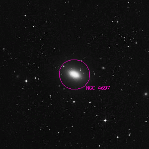 DSS image of NGC 4697