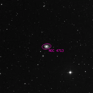 DSS image of NGC 4713