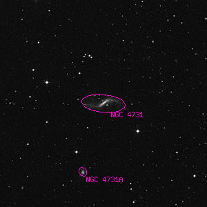 DSS image of NGC 4731