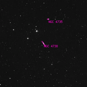 DSS image of NGC 4738