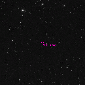 DSS image of NGC 4740