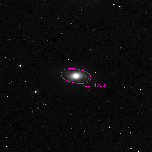 DSS image of NGC 4753