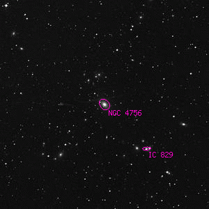 DSS image of NGC 4756