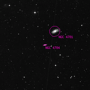 DSS image of NGC 4784