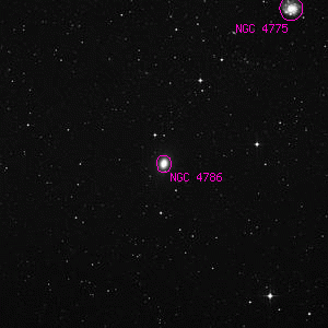 DSS image of NGC 4786