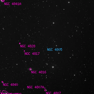 DSS image of NGC 4805