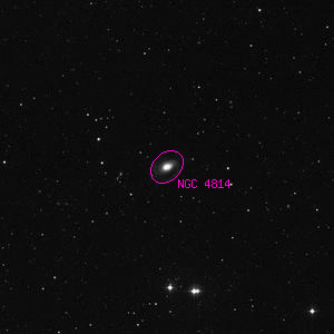 DSS image of NGC 4814