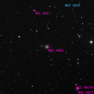 DSS image of NGC 4816