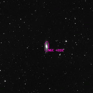 DSS image of NGC 4818