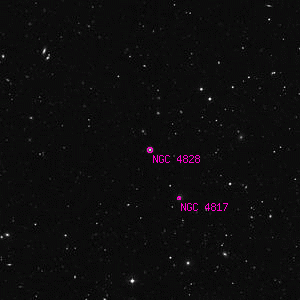 DSS image of NGC 4828