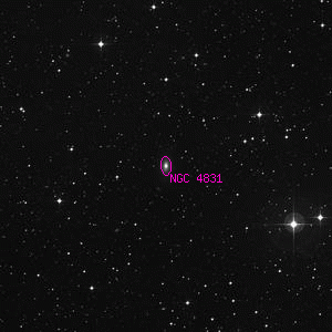 DSS image of NGC 4831