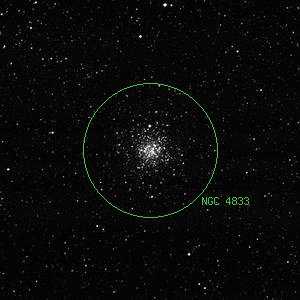 DSS image of NGC 4833