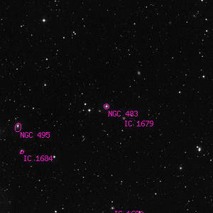 DSS image of NGC 483