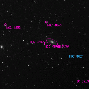 DSS image of NGC 4842B
