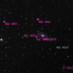 DSS image of NGC 4842