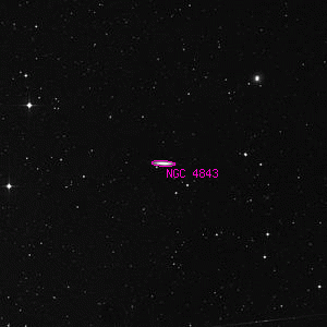 DSS image of NGC 4843