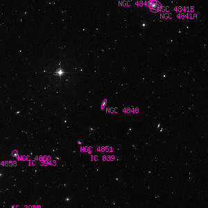 DSS image of NGC 4848