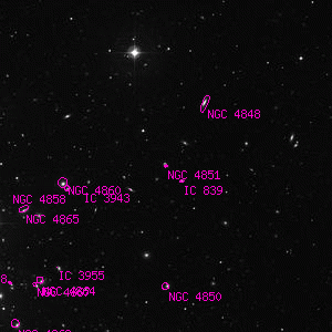 DSS image of NGC 4851