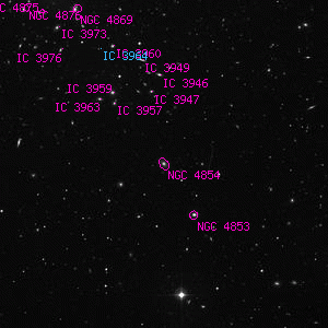 DSS image of NGC 4854