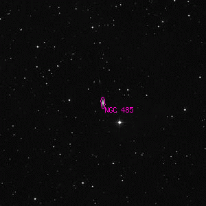 DSS image of NGC 485