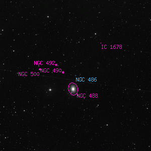 DSS image of NGC 486