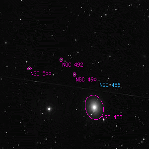 DSS image of NGC 490