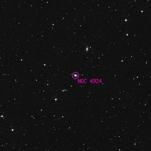 DSS image of NGC 4924