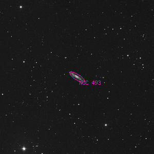 DSS image of NGC 493