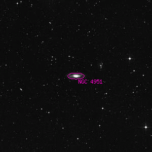 DSS image of NGC 4951