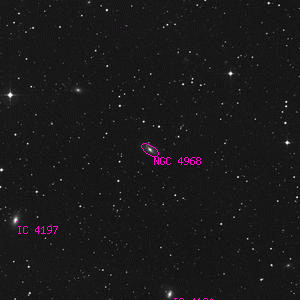 DSS image of NGC 4968