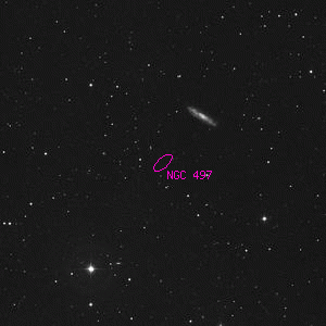 DSS image of NGC 497