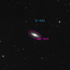DSS image of NGC 5005