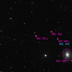 DSS image of NGC 500