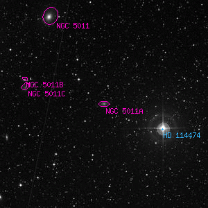 DSS image of NGC 5011A