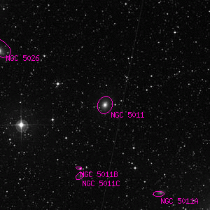DSS image of NGC 5011