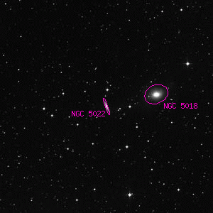 DSS image of NGC 5022