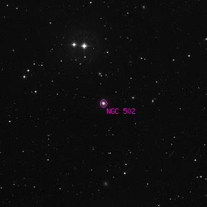 DSS image of NGC 502