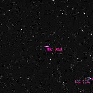 DSS image of NGC 5038