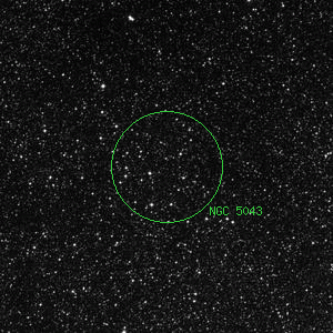 DSS image of NGC 5043