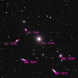 DSS image of NGC 5044