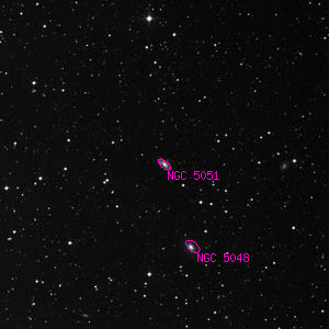 DSS image of NGC 5051