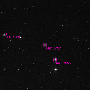 DSS image of NGC 5057