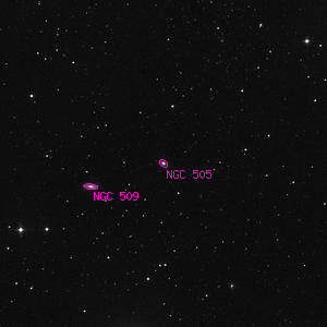 DSS image of NGC 505