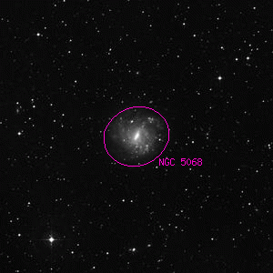 DSS image of NGC 5068
