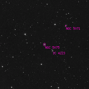 DSS image of NGC 5075